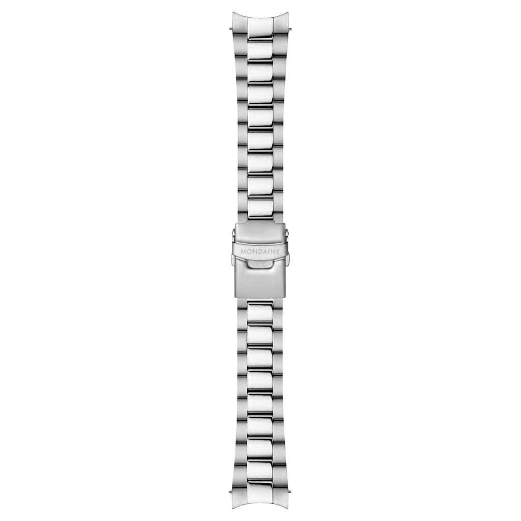 Mondaine Numeri 42mm Men's White Silver Watch