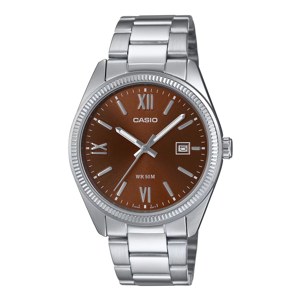 Casio Casual Unisex Brown Analogue Watch