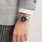 Casio Day Date Men's Blue Silver Watch