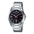 Casio Day Date Men's Black Silver Watch