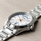 Casio Dress Day Date Men's Silver Watch