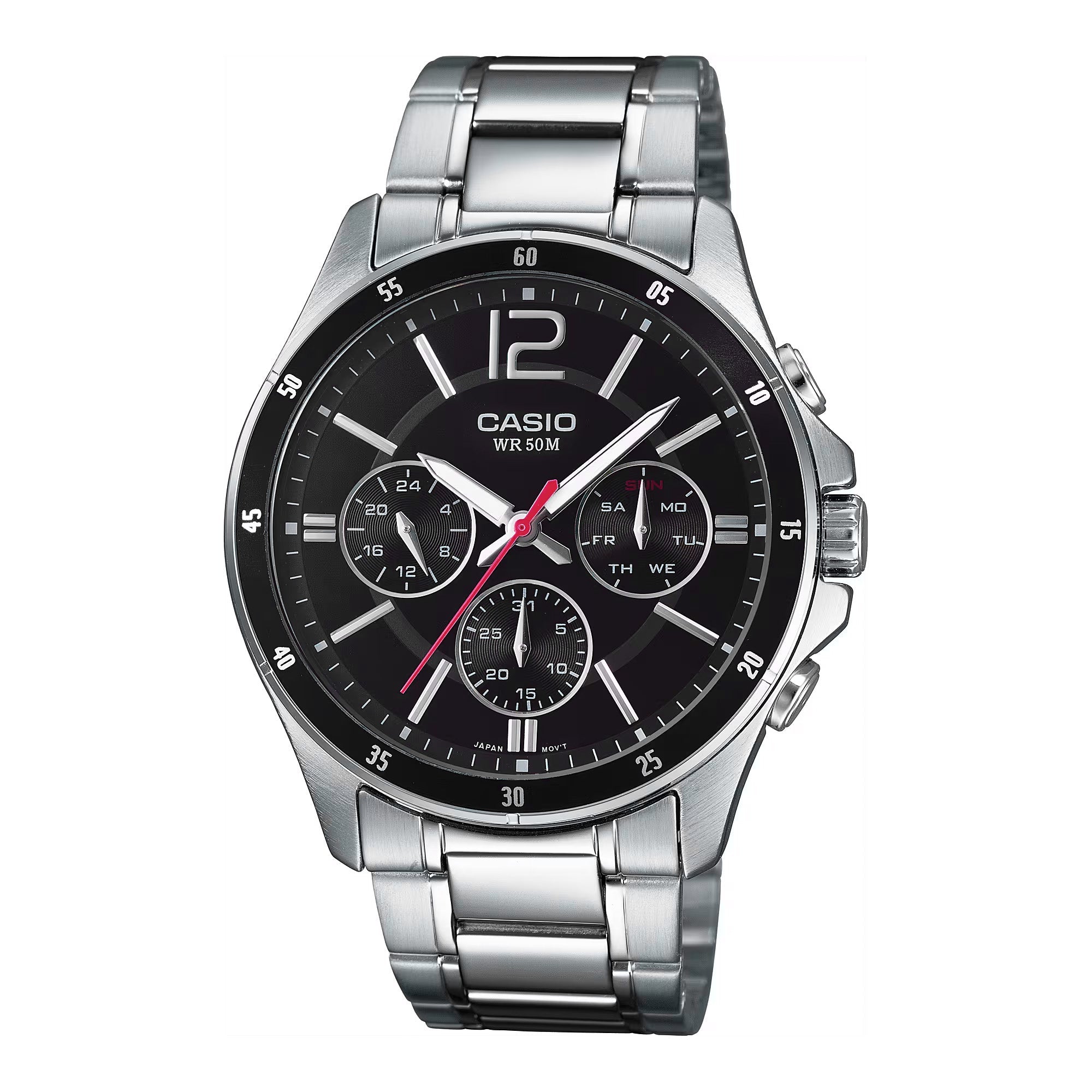 Casio Chrono Men's Black Analogue Watch