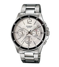 Casio Men's Watch Chronograph Stainless Steel Silver