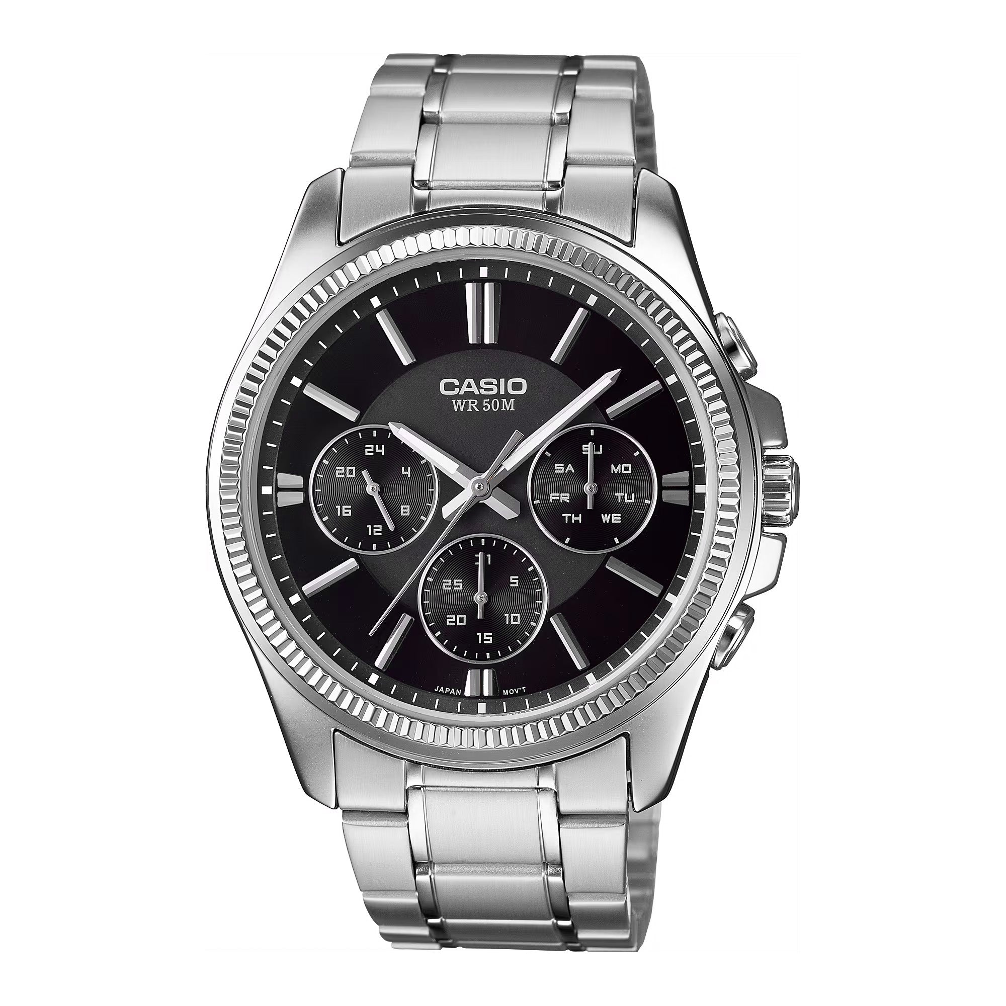 Casio Chrono Men's Black Analogue Watch