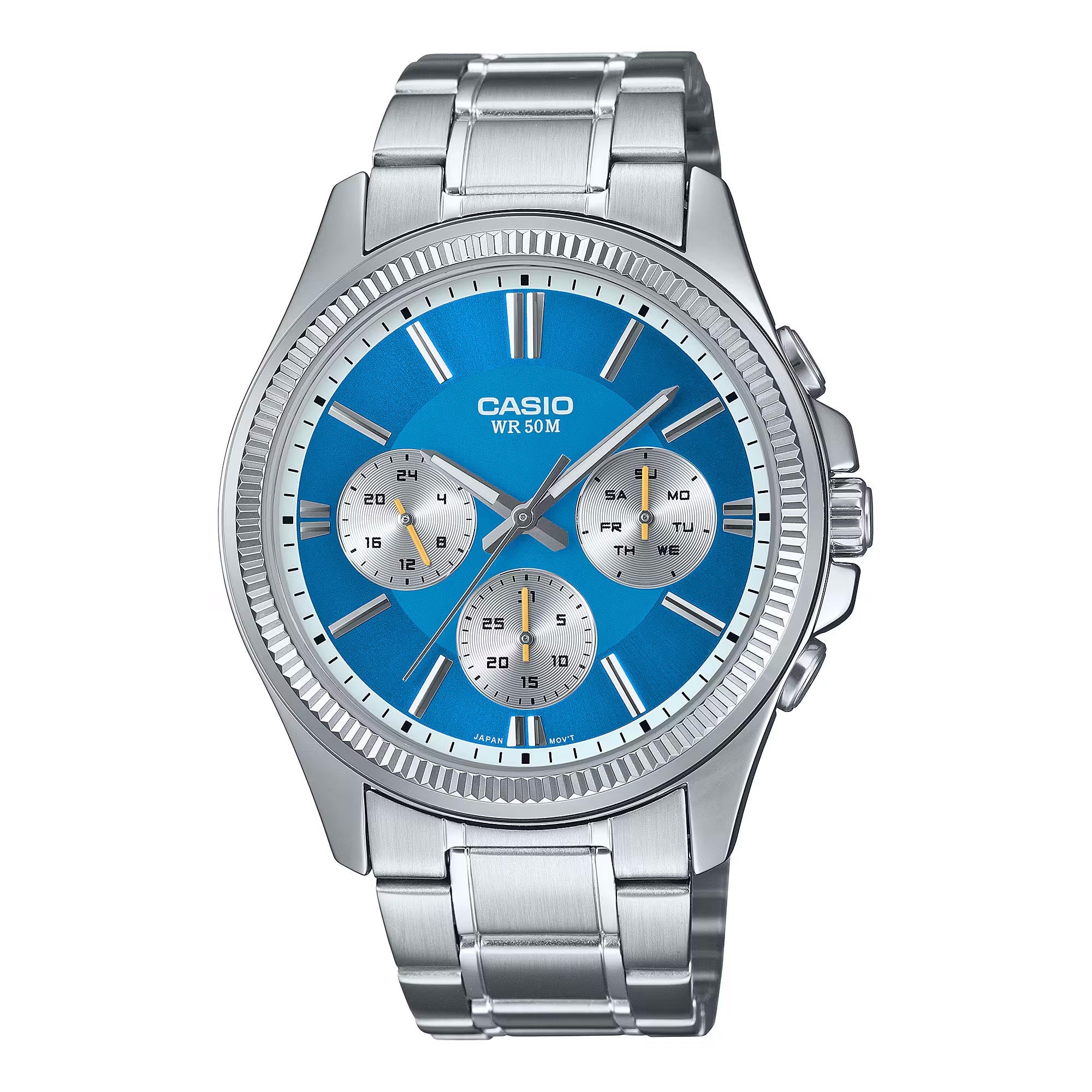 Casio Men's Blue Chronograph Watch
