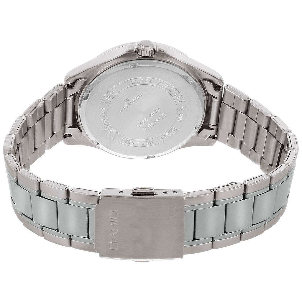 Casio Day Date Men's Silver Analogue Watch