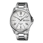 Casio Day Date Men's White Analogue Watch