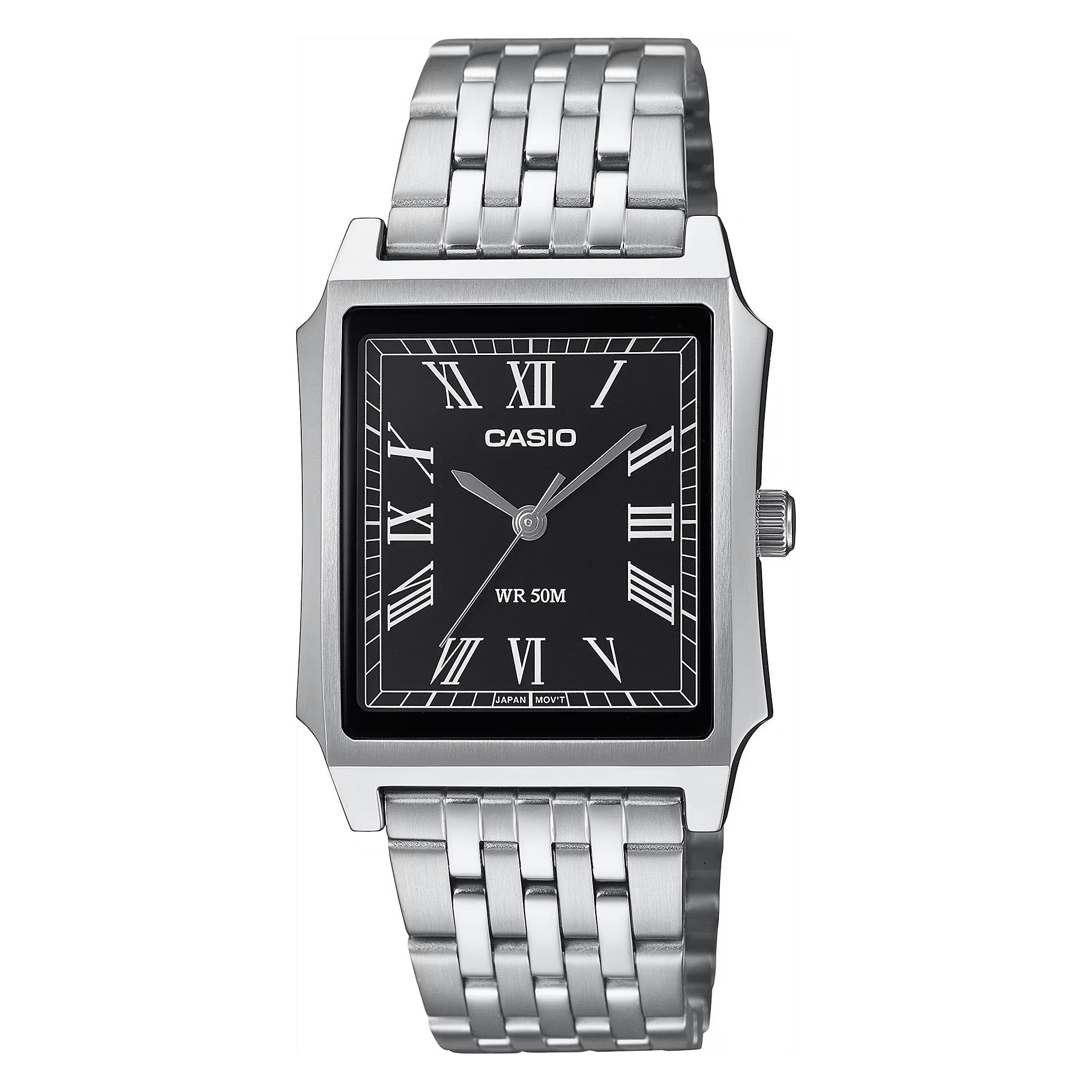 Casio Standard Unisex Black Silver Quartz Watch