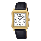 Casio Timeless Classic Men's Gold Leather Watch