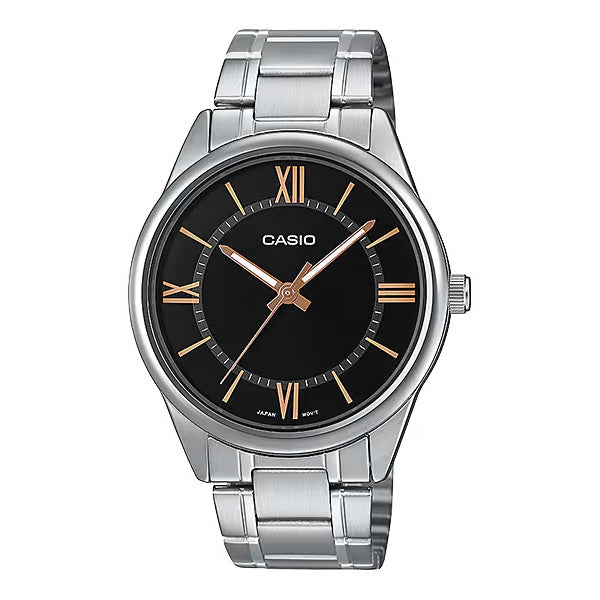 Casio Men's Black Silver Watch