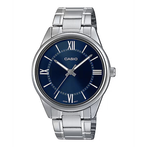 Casio Men's Blue Silver Watch