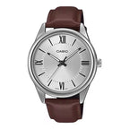 Casio Classic Men's Brown Leather Analogue Watch