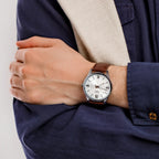 Casio Classic Men's Brown Leather Analogue Watch