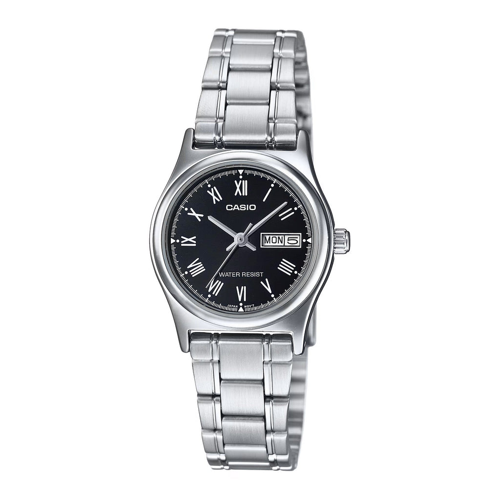 Casio Standard Men's Black Silver Analogue Watch
