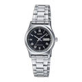 Casio Standard Men's Black Silver Analogue Watch