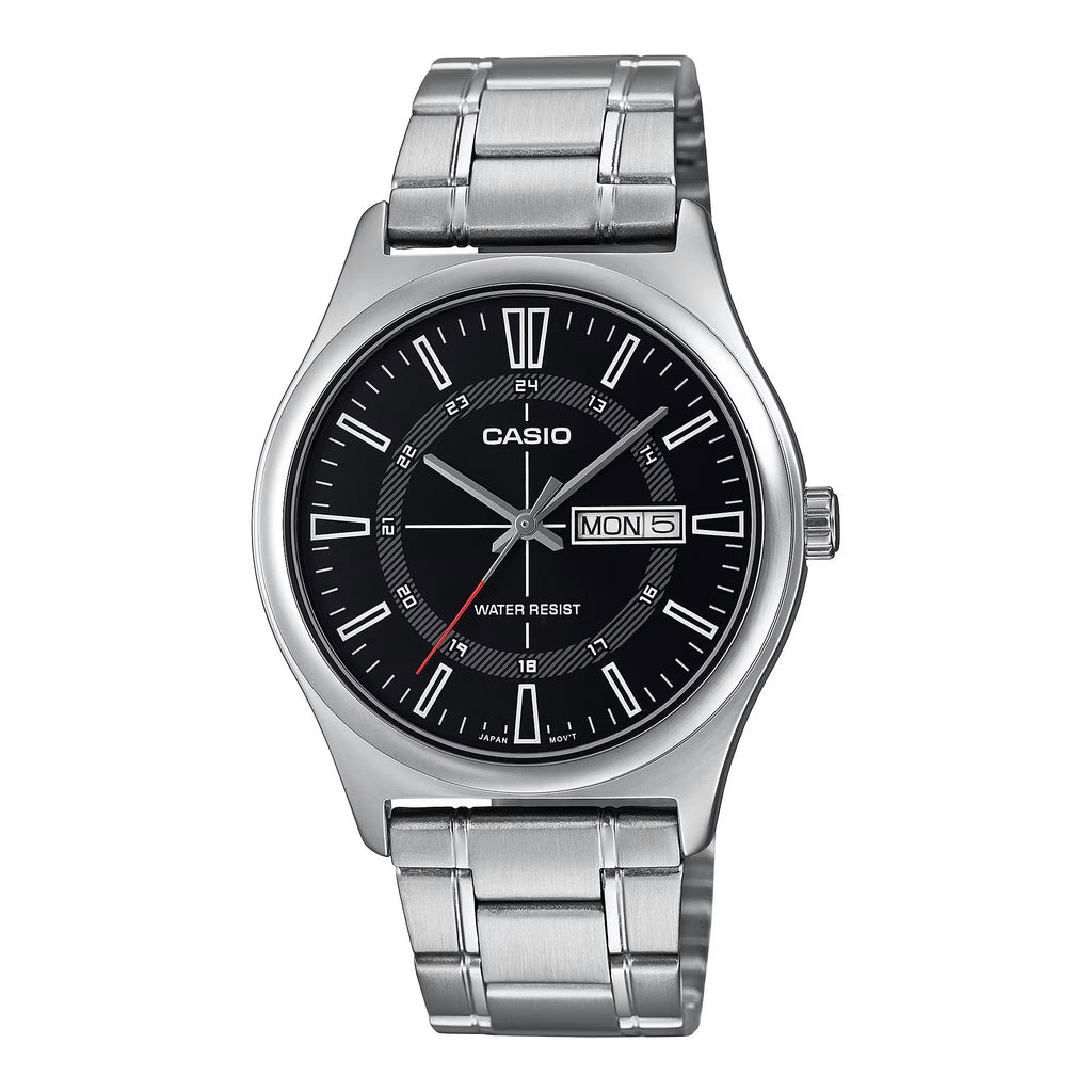 Casio Classic Men's Black Silver Analogue Watch