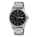 Casio Classic Men's Black Silver Analogue Watch