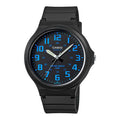 Casio Standard Men's Black Blue Analogue Watch