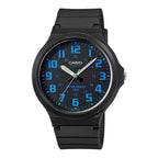 Casio Standard Men's Black Blue Analogue Watch