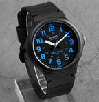 Casio Standard Men's Black Blue Analogue Watch