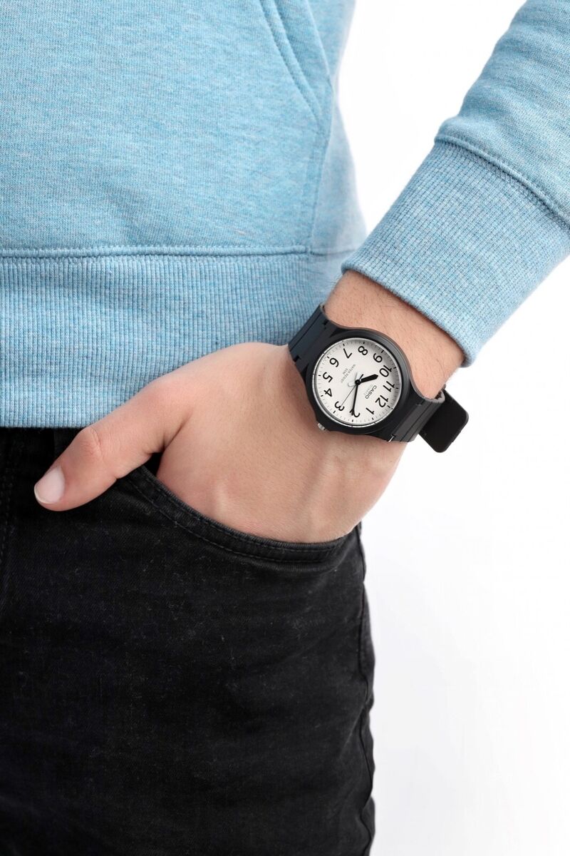 Casio Standard Men's White Analogue Watch
