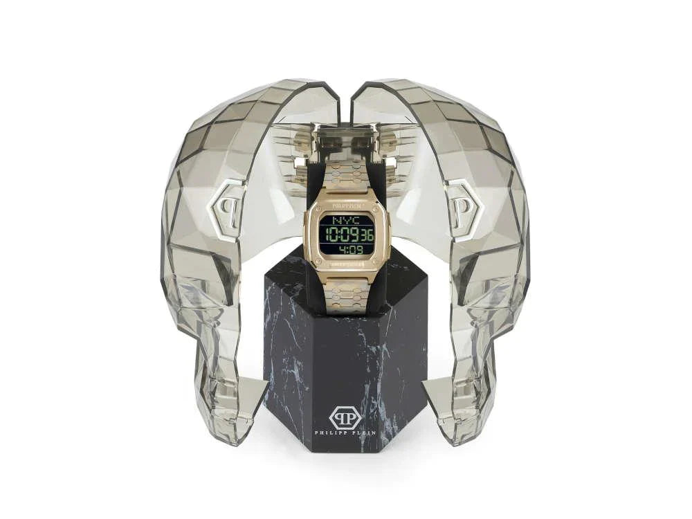 Philipp Plein Watch Hyper Shock Gold Camo