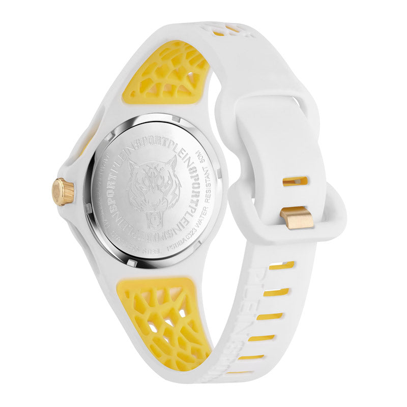 Plein Sport Thunderstorm  Unisex White Watch