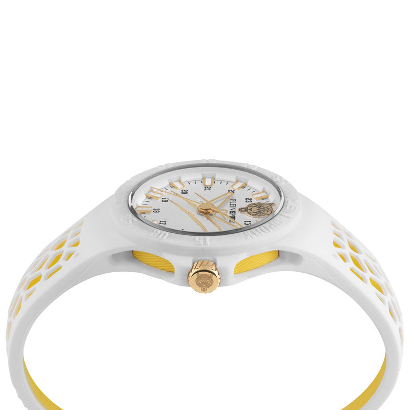 Plein Sport Thunderstorm  Unisex White Watch