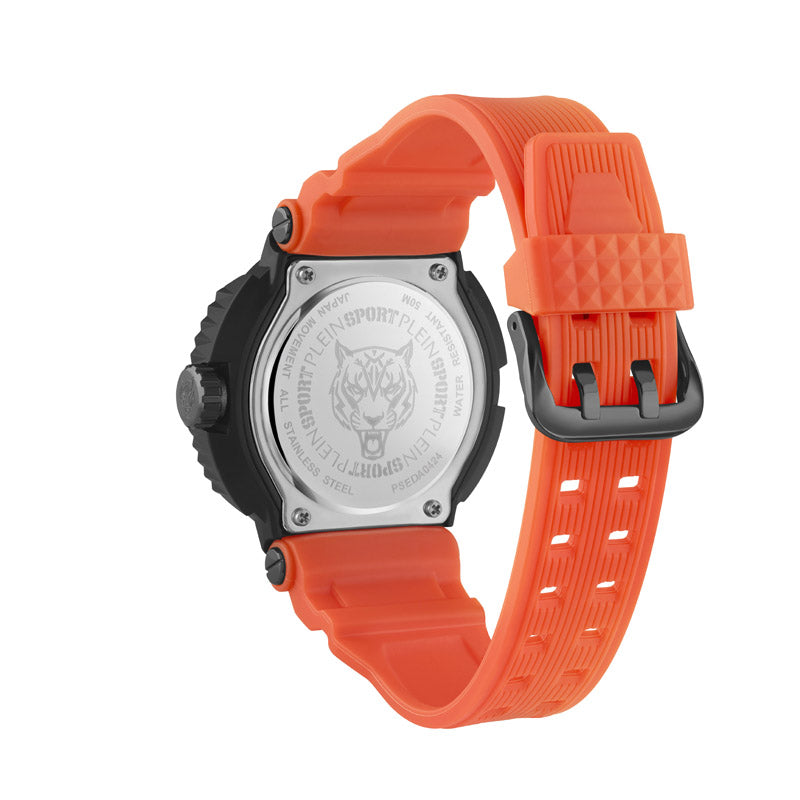 Plein Sport Tiger Power Unisex Black Red  Watch