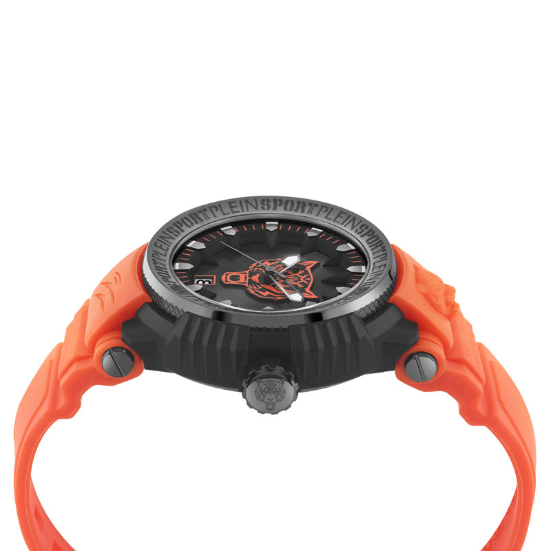Plein Sport Tiger Power Unisex Black Red  Watch