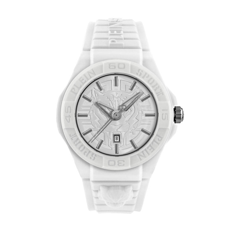 Plein Sport New Fearless Unisex White Silver  Watch
