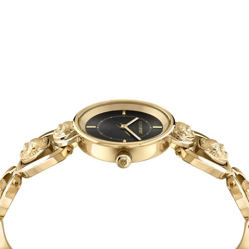 Plein Sport Supernova Ladies Black Gold  Watch