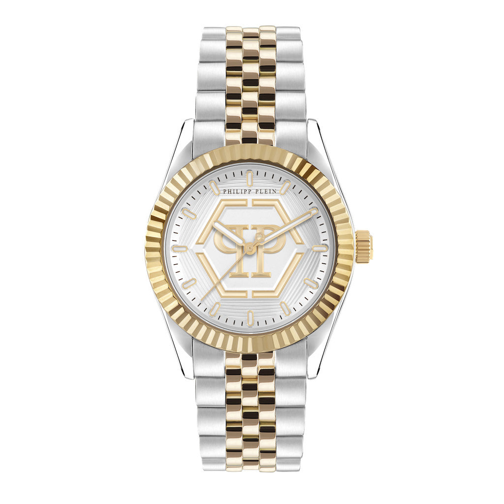 Philipp Plein Rock Couture Ladies  Silver Watch
