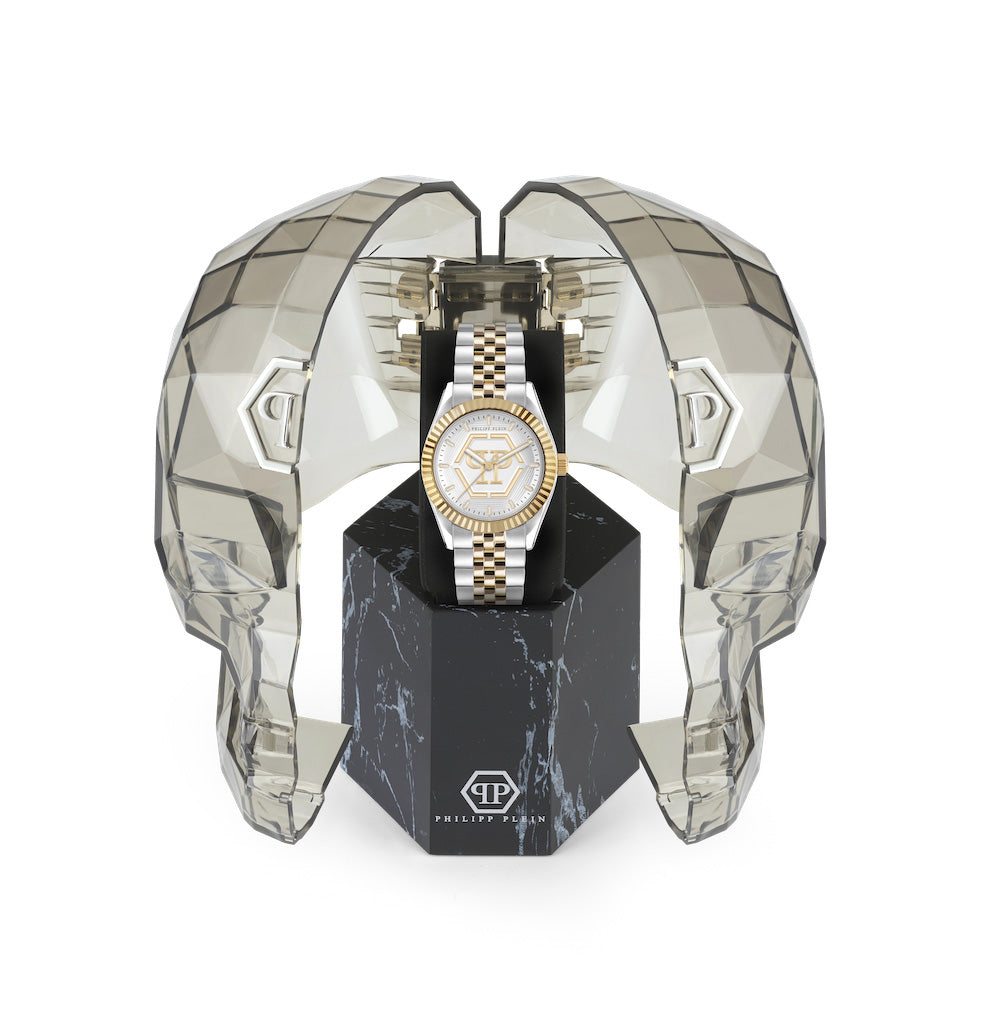 Philipp Plein Rock Couture Ladies  Silver Watch