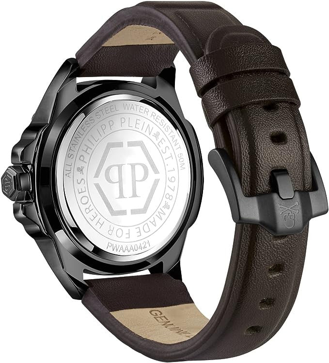 Philipp Plein Mens Watch High-Conic The Skull Gold