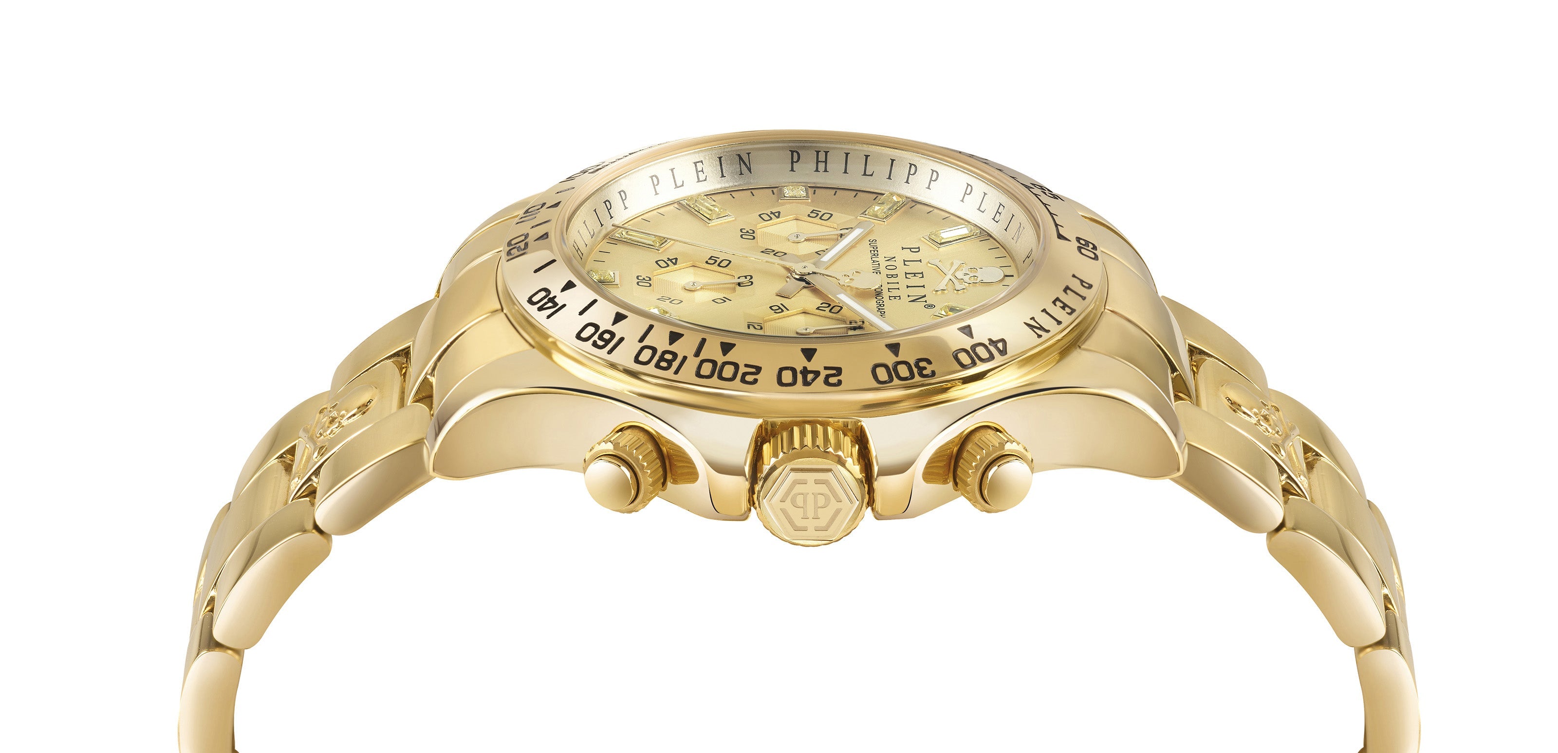 Philipp Plein Rock Couture Men's Gold Watch
