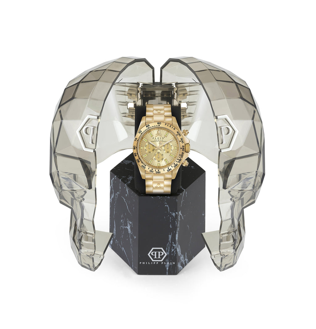 Philipp Plein Rock Couture Men's Gold Watch