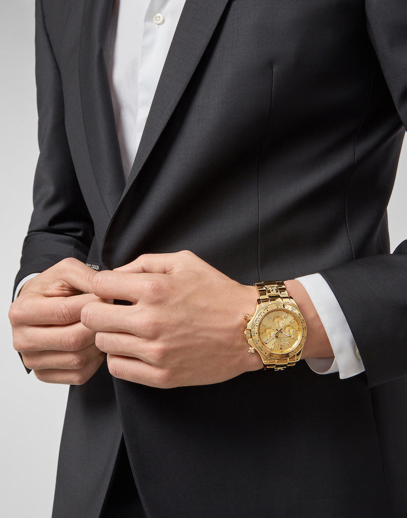 Philipp Plein Rock Couture Men's Gold Watch
