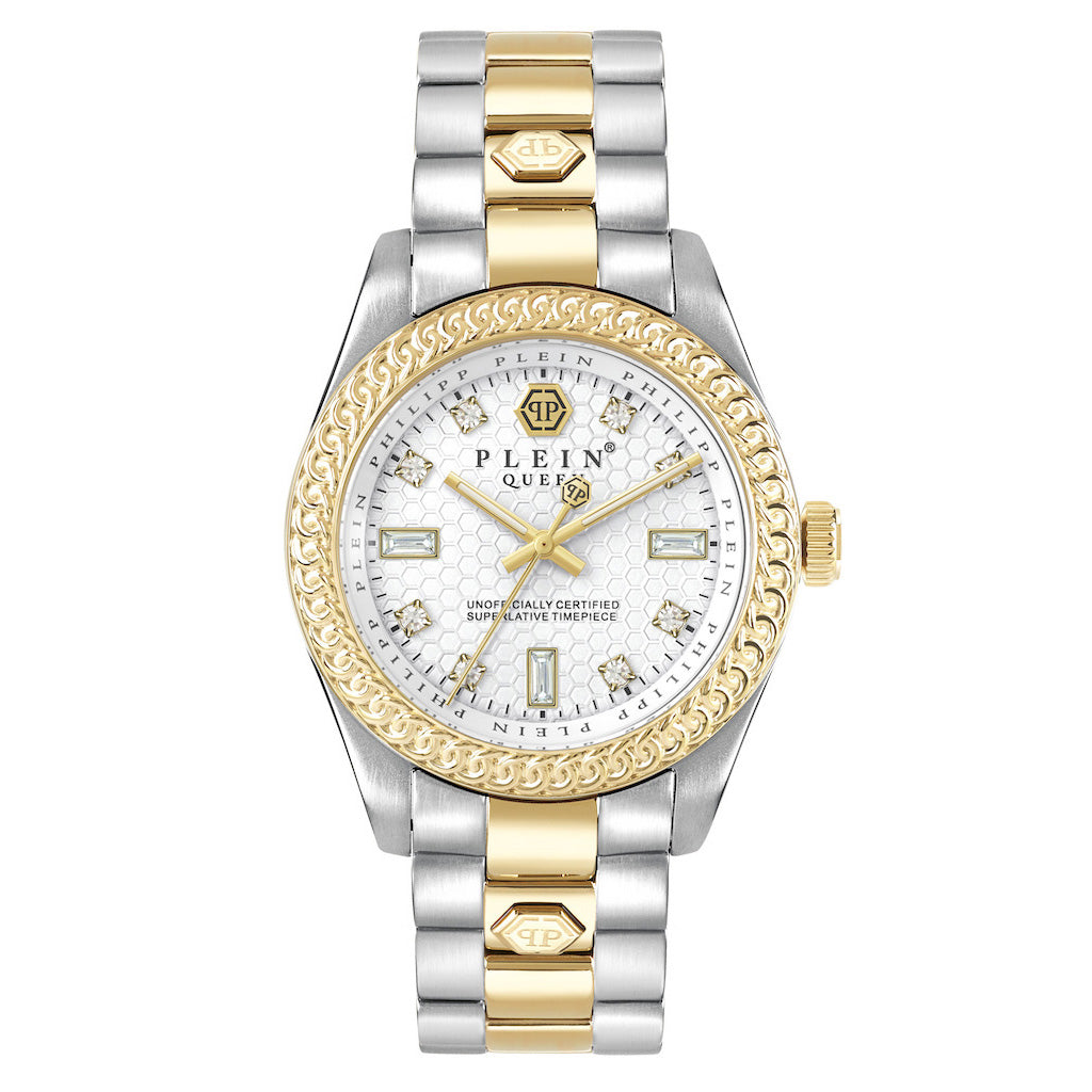 Philipp Plein Rock Couture Ladies  Silver Watch