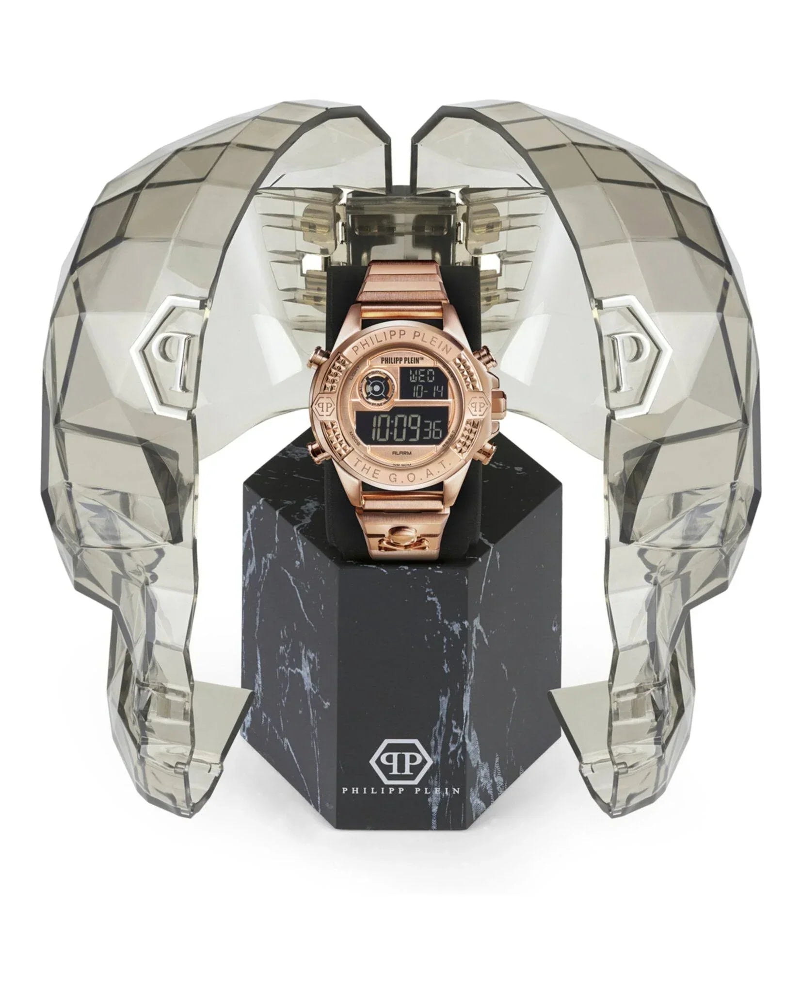 Philipp Plein Digital Watch The G.O.A.T. Rose Gold