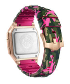 Philipp Plein Watch Unisex Hyper Shock Fuchsia Camo Watch
