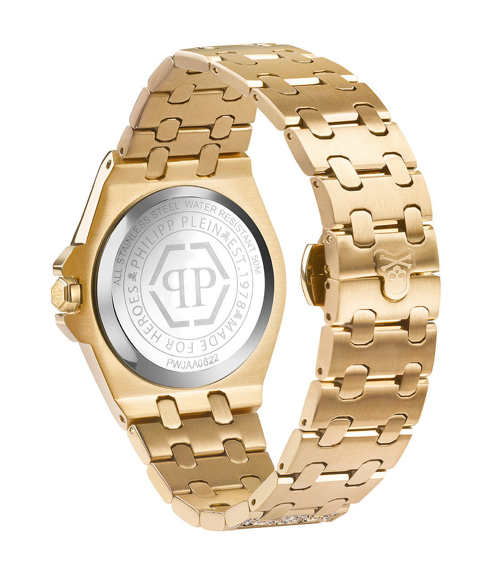 Philipp Plein Hyper $Port Ladies  Gold Watch