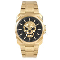 Philipp Plein Watch The Skull King Black Gold