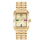 Philipp Plein Ladies Watch Offshore Square Gold