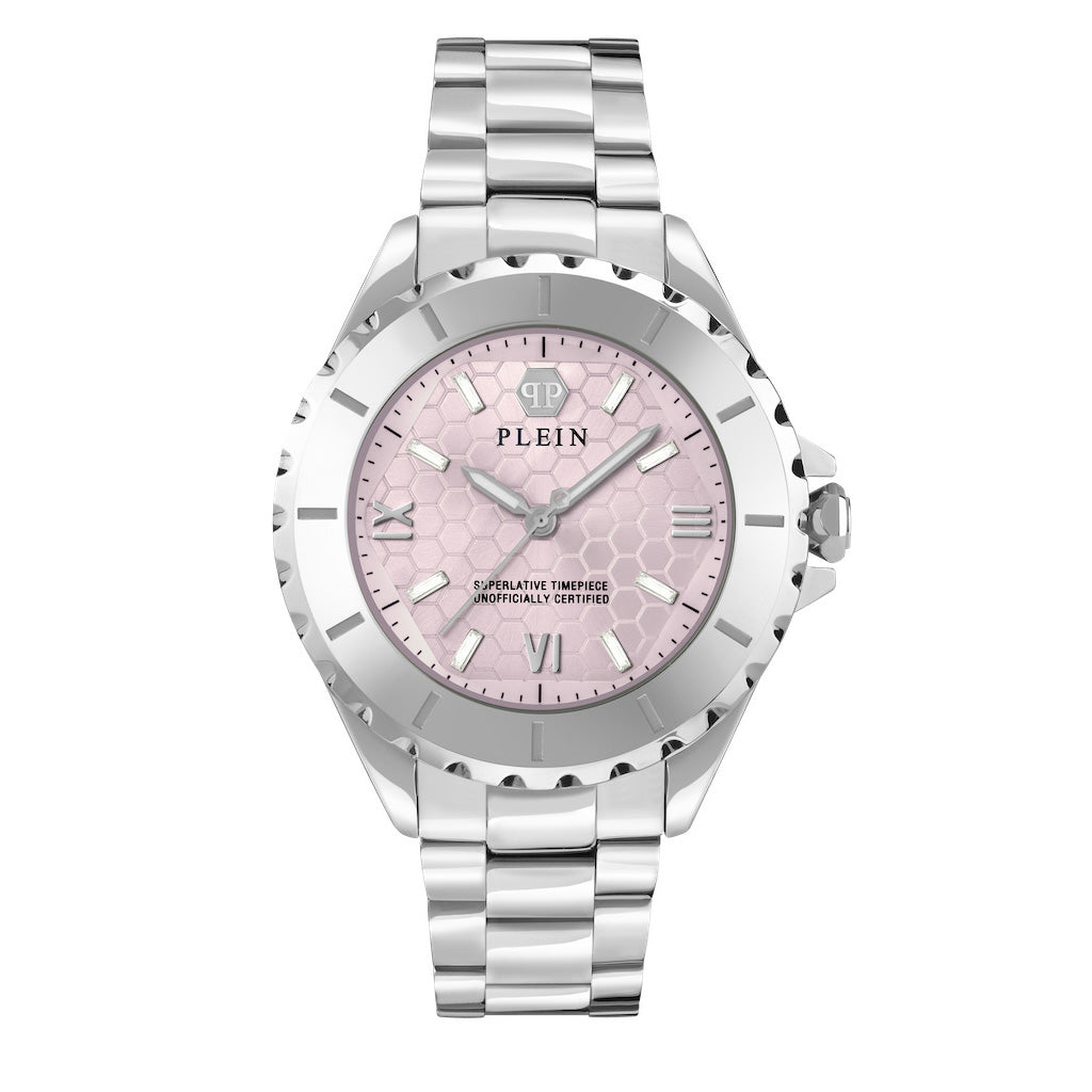 Philipp Plein Rock Couture Ladies  Pink Watch