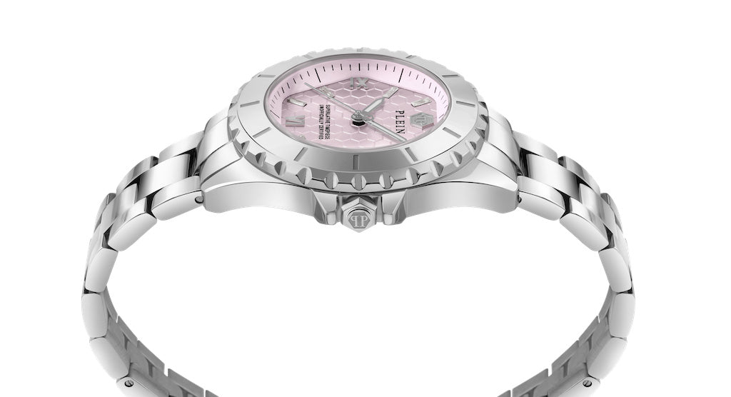 Philipp Plein Rock Couture Ladies  Pink Watch