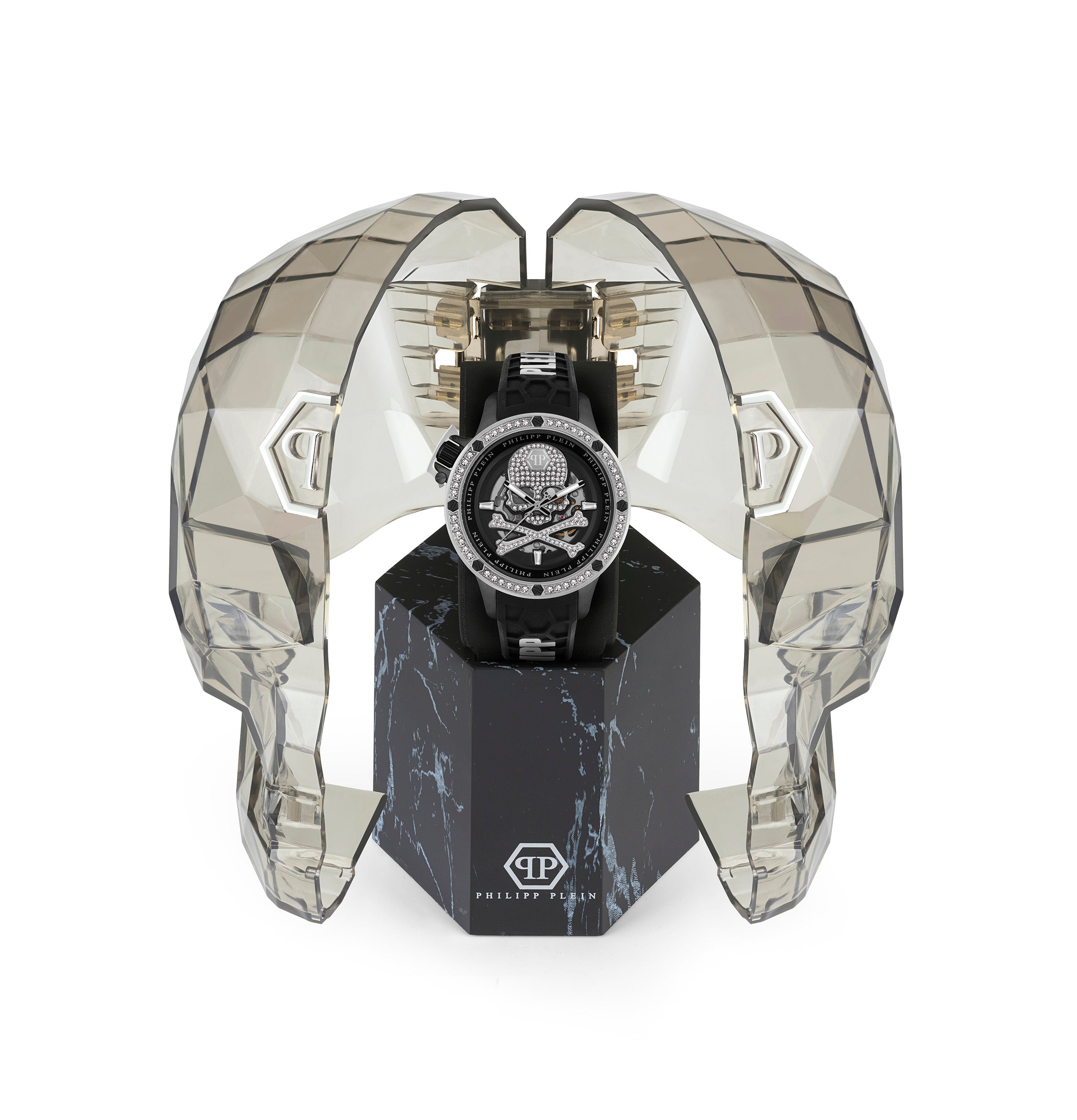 Philipp Plein Hyper $Port Men's Silver Watch
