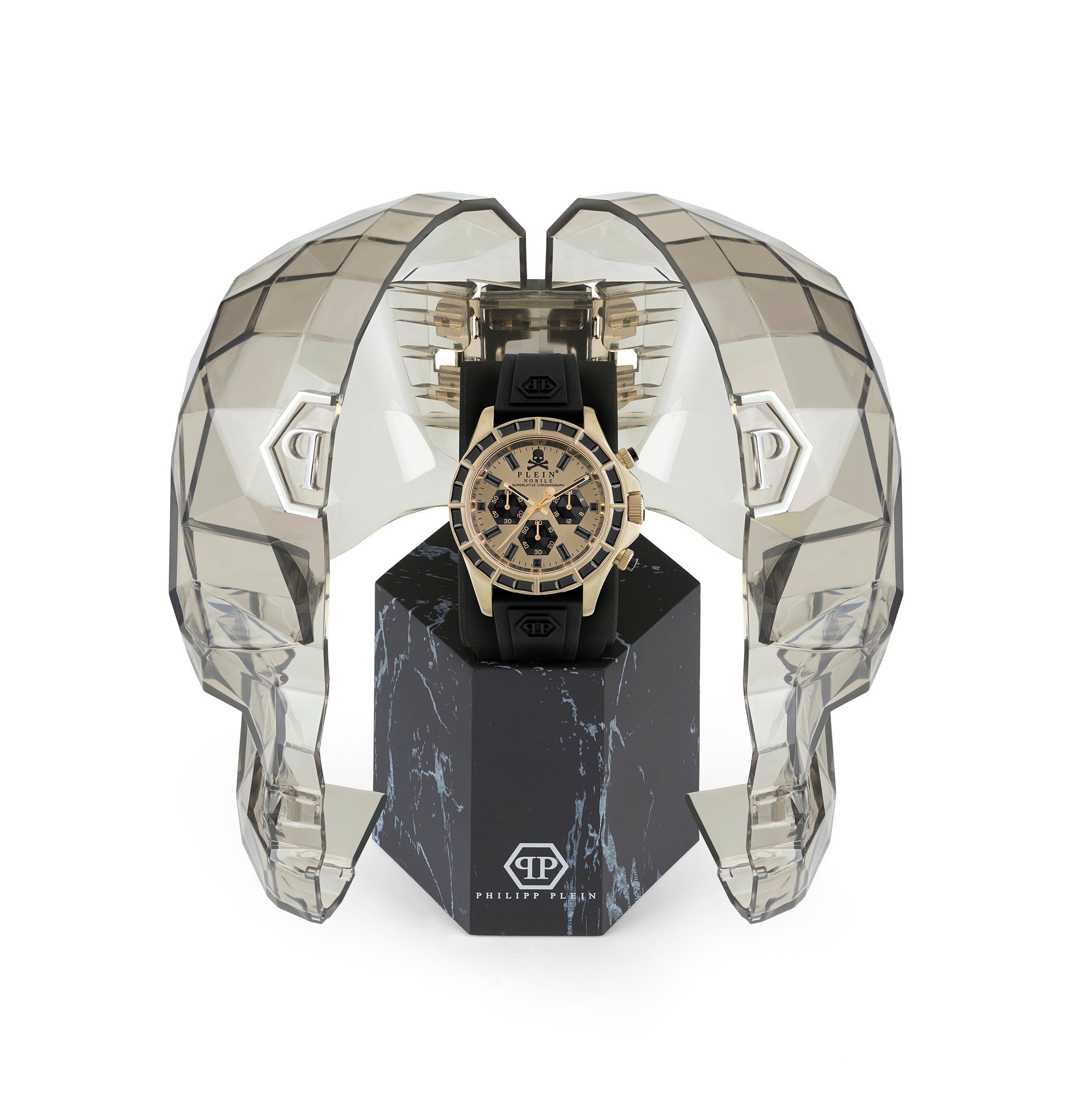 Philipp Plein Rock Couture Men's Beige Watch