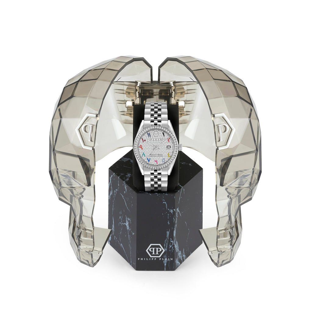 Philipp Plein Rock Couture Ladies White Watch