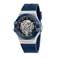 Maserati Potenza Auto Men's Silver Watch